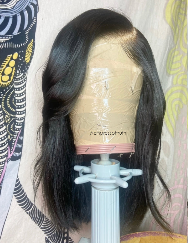 Glueless lace closure unit